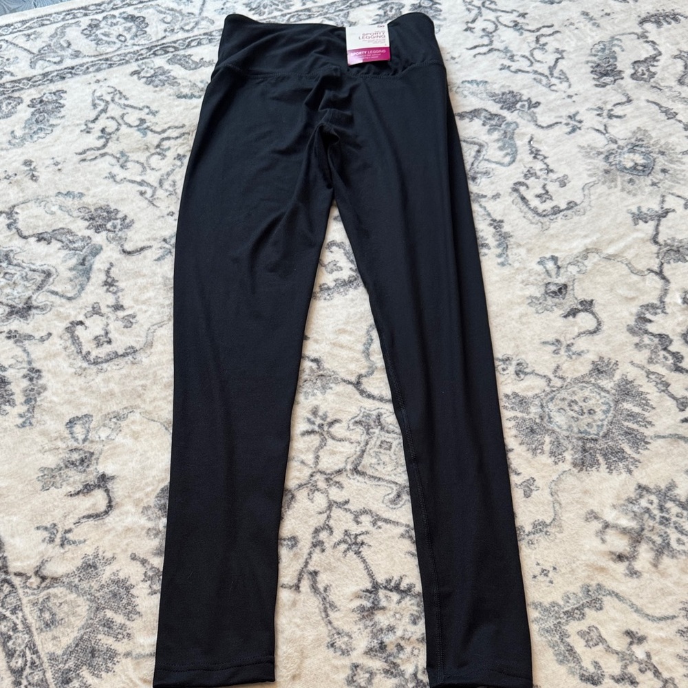SO Women's Sporty Black Leggings
